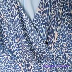 Eliza J  Leopard Print Faux Wrap‎ Dress in Blue Lyst plus size 22W Photo 5