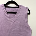 SheIn  Knit Sweater Vest Light Purple S Photo 3