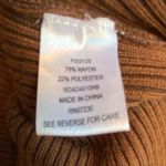 Almost Famous Brown Cutout Tie V Neck Dress Cinched Women's Sz Small Photo 5