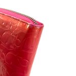 Christian Dior Pink Patent Cannage Zip Around Wallet Authentic Made In Italy Photo 13
