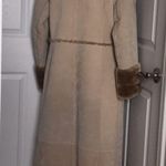 Brandon Thomas Vintage Leather Faux Fur Penny Lane teddy shearling suede fuzzy Photo 3