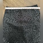Loft  Shimmer Black Metalic Skirt Petite Size 4 Photo 6