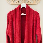 Pilcro  by Anthro. Open Front Cardigan Maroon Sz Medium Photo 1