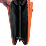 Tahari NWT RFID Front Pocket Organizer Wrislet Orange Photo 6
