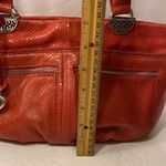 Brighton Textured Orange Shoulder Bag Photo 6