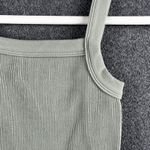 Cotton On Cotton On Women's Basic Casual Stretch Crop Cropped Tank Ribbed Knit XS Green Photo 2