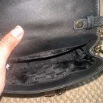 Michael Kors Tina Crossbody Bag Leather Calf Hair Black Leopard Convertible Photo 5