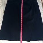 Armani Collezioni  Size 8 Black Wrap Skirt Photo 11
