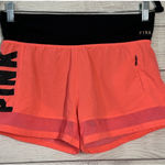 Victoria's Secret  PINK Ultimate Logo Shorts w/ Zipper Pocket Coral‎ Black Size S Photo 0