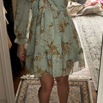 Light blue floral dress Photo 0