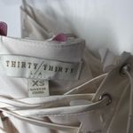 Thirty Thirty Elegant Cream Maxi Dress with Floral Accents Size XS Photo 10