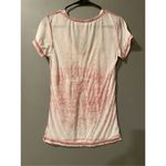 Campus Heritage Red Burnout V Neck Short Sleeve Oklahoma Sooners OU Size S Photo 1