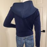 Ralph Lauren Asymmetric Full Zip Hoodie Navy Coat Jacket Winter Fall. Photo 7