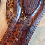 Anthropologie Matisse Jelly Slide Sandals Tortoise Leopard Print Brown Size 9 Photo 5