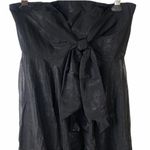 Free People  strapless tie front mesh layered short dress Size 2 ‘Good for You’ Photo 3