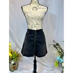 Free People Zip It Up Denim Skirt Front Zipper Haven Black 31 Photo 6