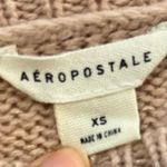 Aeropostale Baby Pink Coquette Y2K V Neck Fitted Knit Sweater XS Coquette Photo 3