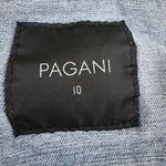 Denim and Yellow Jean Jacket Blue Size 10 Photo 3