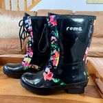 Roma  Sadie Robertson Floral Rain Boots Photo 2