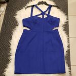 BCBGMAXAZRIA ๐๐ Desirae Satin Crisscross Dress Photo 7