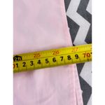 Vintage Anna Kriste Blush Pink Pleated Mock Neck Short Sleeve Blouse Size 18 Photo 2