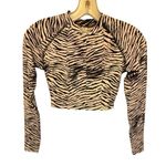 WET Zebra Stripe Long Sleeve Swim Shirt nwt Black Size XS Photo 0