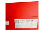 Salvatore Ferragamo NIB Brandy Leather Sneakers in White/Red Size 9.5 Photo 2