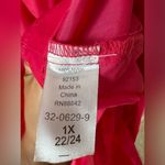 Woman Within  Pink Nylon Rain Resistant Zip Up Jacket Size 1X 22/24 Photo 2