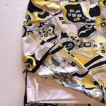 Bette & Court golf sport skort 80’s 90’s pattern geometric yellow and black Size 8 Photo 3