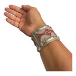 Vintage Kuchi
Afghan/ Indian Bracelet beaded, rhinestone, crystal Pink Photo 3