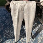 Antonio Melani NWOT  Satin Print Tapered Pants 8 Photo 6