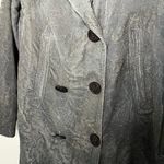 Vintage John Galliano 2006 Trench Coat Gray Size 6 Photo 5