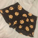 Forever 21 Black And Yellow Floral Shorts Photo 0