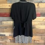 J.S.J. Petites Black And White Stripe Romper Size 7/8‎ Photo 1