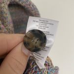 RE/DONE 90s Oversized Crop Cardigan Multicolor Space Dye Knit Rainbow Photo 6