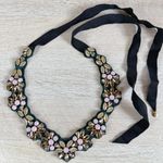 J.Crew Colorful Fabric Backed Bib Necklace Photo 1