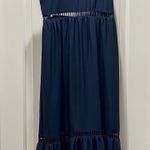 Abercrombie & Fitch Maxi Dress - Small Tall, Dark Blue Photo 0