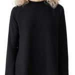 Eileen Fisher Pullover Crewneck Sweatshirt Black Boxy Photo 0