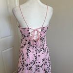 Vtg Y2K Morgan Co‎ 5/6 Empire Waist Tie Back Formal Gown Dress Floral Whimsygoth Pink Size undefined Photo 4
