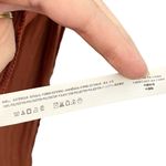 Free People Intimately Free You Wish Rust Satin Robe Tie Front Bell Sleeves M Photo 10