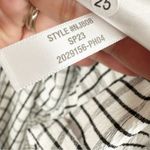 Madewell NEW Size Large Omaha White Black Gingham Tiered Puff Sleeve Shirt Photo 9