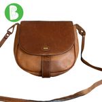 VINTAGE 1990'S BALLY DUAL BROWN LEATHER MESSENGER CROSSBODY PURSE Photo 1