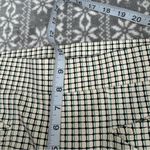 Betabrand NEW Journey Cream Teal Green Black Plaid Skinny Ankle Pant Medium Photo 10