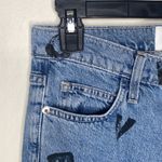 Current/Elliott Current Elliot the cropped straight scattered love letters jeans size 25 Photo 90