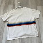 Brandy Melville Tshirt serena rainbow womens (one size) boxy oversized crop Photo 3