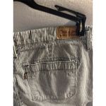 Levi's Women's Denim Jean Shorts Railroad Pinstripe Size L Photo 2