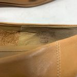 Enzo Angiolini  Valery Tan Leather Loafers Classic Square Toe Flat Size 8.5 Photo 9