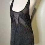 Lululemon If You're Lucky gray and black mesh panel tank top Photo 2