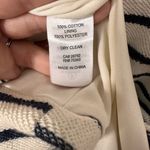 Joie  Anthropologie Nautical Stripped Blazer Jacket Navy and Cream Gold Buttons Photo 5