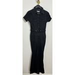 Good American Fit for Success Bootcut Jumpsuit in Black099 Size Medium Photo 3